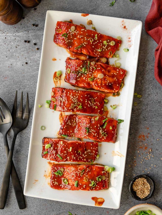 Gochujang Salmon Recipe Balance With Jess