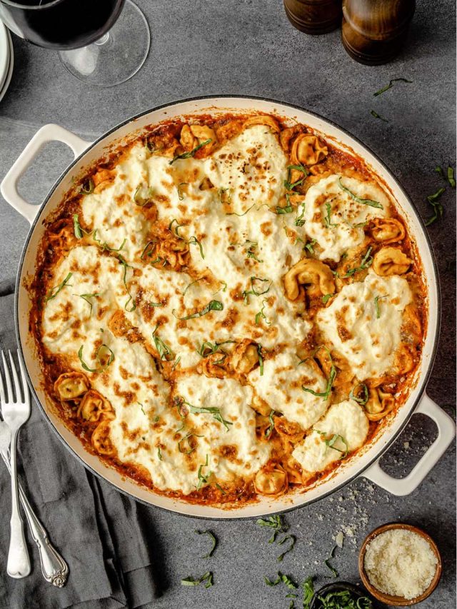 Tortellini and Sausage Bake Balance With Jess