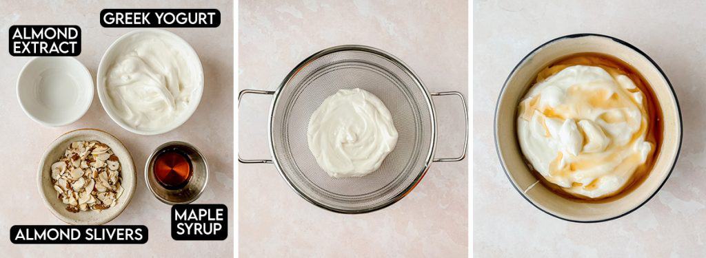 How to make the yogurt frosting