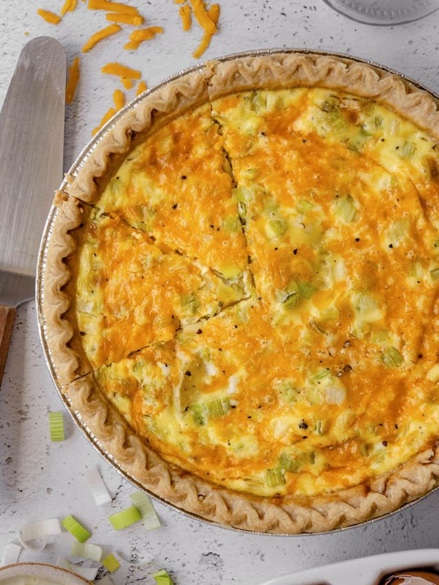 Potato Leek Quiche Balance With Jess
